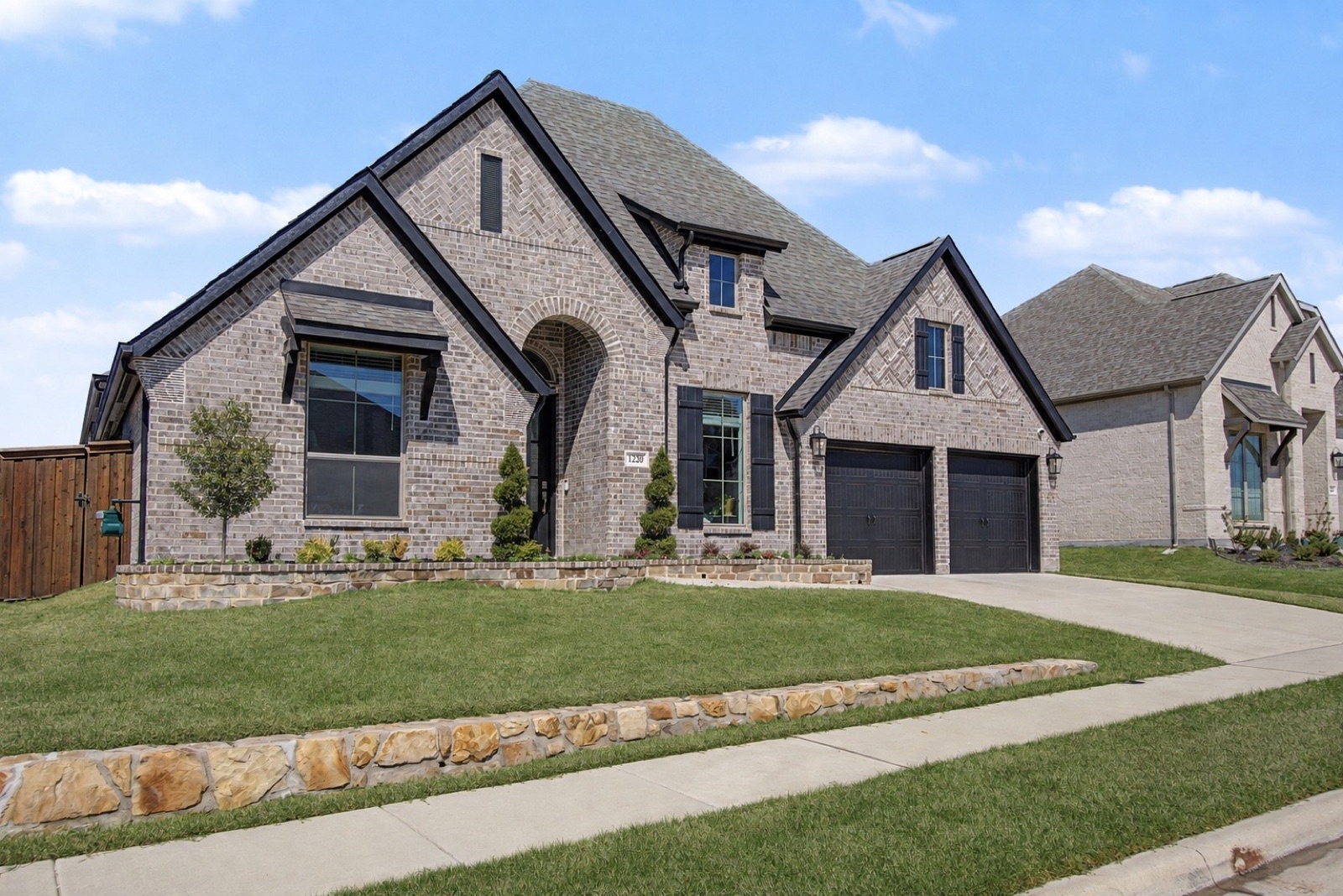 Front of the home from the side